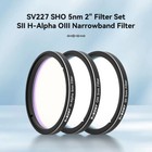 Svbony Sv227 Sho 5nm Narrowband Filter Set 2  Hubble Palette For M82 Ngc2174
