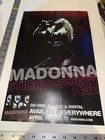 Madonna Sticky And Sweet 2010 Tour 2-sided Original Promo Poster