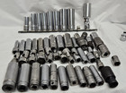 Lot Of Snap On Sockets 55  Assorted Sizes