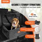 Vevor Dog Booster Car Seat Pet Car Seat For Small Medium Dog Up To 40 Lbs Black