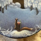 Vintage Arabia Finland Kuutamo Wall Plate Lennart Helje Fox Tomtee