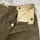Vintage 40s Ww2 Us Army M1937 Wool Field Pants Trousers Mens 32x31 Military