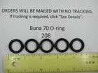 208 O-ring 5 8  Id X 7 8  Od X 1 8  Thick  Buna-70    Quan 5 