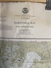 Vtg Noaa Barataria Bay Gulf Coast Large Map 30th Ed  1981 47   x35 25   