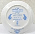 Bing   Grondahl Vintage 1987 Porcelain Cat Plate Cat Portraits Brand New     