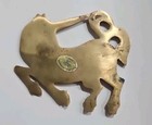 Vintage Lexim Exclusive Solid Brass Unicorn Wall Hanging Decor 4 