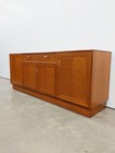Vintage Mid Century Modern Teak Extendable Dining Table