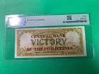 Philippines Nd  1949  100 Peso Cb Victory Ovpt F01310250 P-123c Pmg Vf 20
