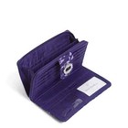 Vera Bradley Rfid Turnlock Wallet Paisley Amethyst Nwt Purple