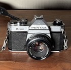 Vintage Asahi Pentax K1000 35mm Slr Film Camera W  Smc Pentax-m 50mm F 2 Lens