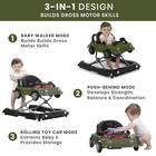 Jeep Classic Wrangler 3-in-1 Grow With Me Activity Walker - Features Music  Ligh