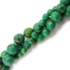 Green Turquoise Faceted Round Beads 4mm 6mm 8mm 10mm 15 5  Strand