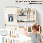 Lalaho Pretend Wooden Play Kitchen Toy  Playsets For Xmas Gift 3-8 Kids