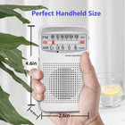 Am Fm Portable Pocket Radio  Compact Transistor Radios - Best Reception  Loud Sp