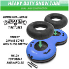 Gospo  ts Heavy-duty 2 Person Winter Snow Tube With Premium Canvas Cover - Blue 