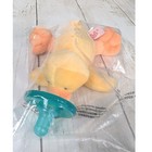 Wubbanub Infant Pacifier 0-6 Months Yellow Baby Duck Plush Silicone Soother Nos