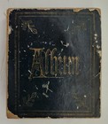 1860s Antique Gem Tintype Album Very Clear Photographs 36 Tins 5 Photos