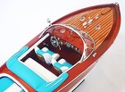 21  Riva Aquarama Model Boat  Handcrafted Wooden Ship Model  Italian Speed Boat