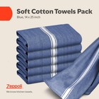 15 Pack 100  Natural Cotton Kitchen Towel Set  Reusable Wash Cloths  Absorben   