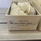 Vintage 1960s Mrs  Day   s Ideal Baby Shoes Lot Of  3 White Leather  Original Box
