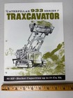 Caterpillar 933 Series F Traxcavator Tractor Sales Brochure Diesel Cat Vintage