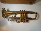 As Found - Los Angeles Era Fe Olds   Son Ambassador Cornet With Original Case