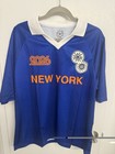 Harry Styles Tour Nyc Blue  Orange Jersey M   Night 1 Souvenir Ticket   Cup