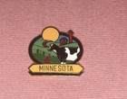 Minnesota Holstein Cow Dairy Farm Farmer Travel Souvenir Lapel Pin