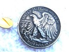 Concho Belt Leather Accessories Decoration Authentic Silver Walking Liberty Coin