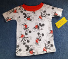 Disney Baby Unisex 2pc Pajamas Pj Set 12 Mos New Nwt Ss Top Pants Mickey Mouse