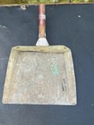 Aafa Vintage Metal Dust Pan  Perfect Patina   Rustic  Primitive Antique