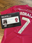 Cristiano Ronaldo Signed Real Madrid Emirates Adidas Shirt Jersey Icons Auto