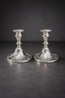 Vintage Estate Gorham Sterling Silver Convertible Candelabra Pair- Weighted  750