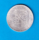 1933 Czechoslovakia 20 Korun  km-17   2701 Asw Silver     kremnica Mint 