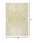 Jonathan Y Boho Medallion Indoor outdoor Area Rug 9x12 Cream green Pet-friendly