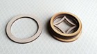 Dollhouse Window Round Center Star Wood With Acrylic 1 12 Scale Miniature