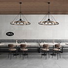 Vintage Industrial Ceiling Light Loft Hemp Industrial Pendant Light Retro Lamp