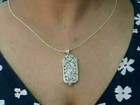5 20ct Marquise Cut Diamond Engagement Anniversary 14k White Gold Finish Pendant