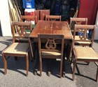 Duncan Phyfe Table   Chairs
