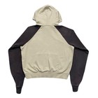 Fear Of God Essentials Flocked Logo Teens Wheat dark Gray Raglan Hoodie 14 16