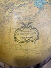 Vintage Heirloom Globe By Replogle World Globe W  Rolling Stand Illuminated