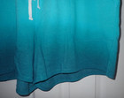New Lane Bryant Livi Size 18 20 Cotton Active Shorts Tourquoise Blue Ombre Knit