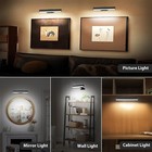 2pack Picture Light Led Battery Operated Wall Light For Paintings wireless