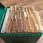 Vtg Amfile Platter-pak Case For 45 Vinyl Records Retro Style   Full Of Records