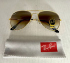 Ray-ban Sunglasses Rb3025 Aviator Classic Gold Frame Polarized Brown Lens 58mm