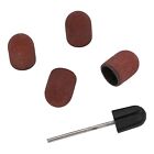 120 Grit Nail Art Sanding Manicure Polishing Grinding Bands Nail Drill Bits Set