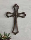 Cast Iron Cross Wall Hanging Christ Cross For Home And Church Decoration