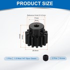 1 5 Mod 15t Spur Gear  5mm Bore 1045 Steel Rc Car Pinion Gear 17mm 