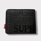 Supreme Wallet With Coin Pocket Pouch New Deadstock  Black Color Bifold