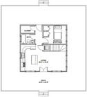 24x24 House -- 3 Bedroom -- 3 Bath  1 076 Sq Ft -- Pdf Floor Plan -- Model 3a